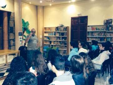 Alexis Ravelo, en el taller celebrado este jueves en Telde  (Foto TA)