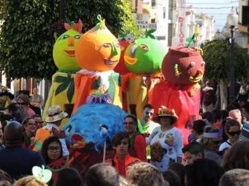 Pasacalle realizado días atrás por el casco de Telde (Foto TA)