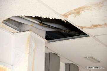 Deficiencias en el colegio de San Juan (Foto TA)