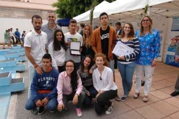 Imagen de archivo de alumnos que participaron en el taller de robótica submarina (Foto TA)