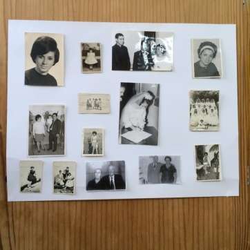 Imagen de la exposición de utensilios, documentos y fotos del CEPA Telde-Jinámar (Foto TA)