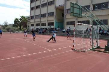 Patio del IES Fernando Sagaseta de Jinámar (Foto Gobierno de Canarias)