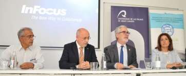 Momento del acto inaugural que tuvo lugar esta tarde en el PCTM de Taliarte (Foto Acfi Press)