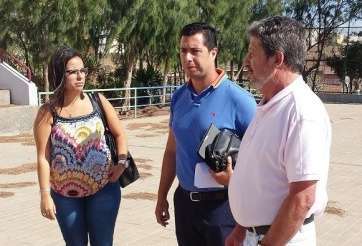 Momento de la visita a las obras (Foto TA)