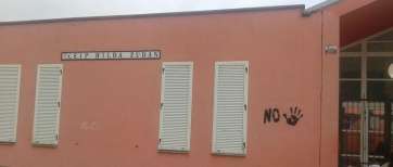 Fachada del Colegio Hilda Zudán (Foto TA)