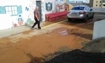 Estado que presenta el CEIP Montiano Placeres, en el Valle de Jinámar (Foto TA)