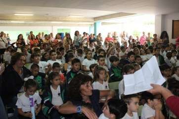 Actividad en el CEIP Padre Collado, en Lomo Magullo (Foto TA)