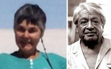  Inmaculada María Rodríguez Collado y Oswaldo Guayasamín (Foto TA)