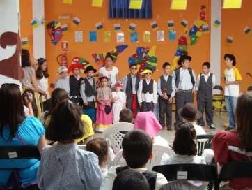 Imagen de archivo de una actividad de una escuela rural de Telde (Foto TA)