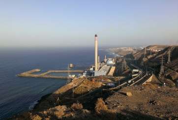 Vista norte de la central térmica de Jinámar (Foto TA)