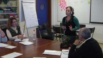 Proyecto del seminario de radio en el CEP de Telde (Foto TA)