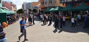 Un momento del encuentro de cooperativas escolares (Foto TA)