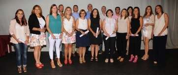 Uno de los grupos del CEPA Telde casco orlados (Foto TA)