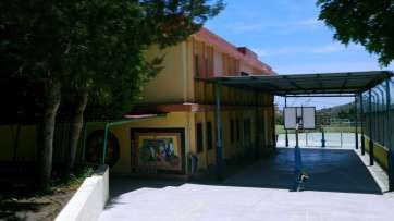Instalaciones de la escuela unitaria de La Gavia (Foto TA)