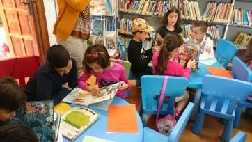 Imagen de archivo de una actividad de lectura en Telde (Foto TA)