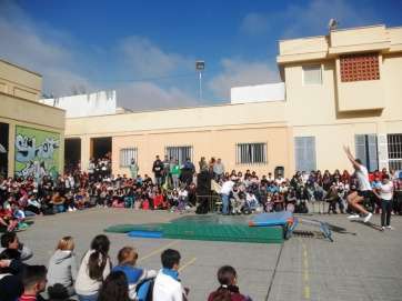 Imagen de una actividad en el IES José Frugoni Pérez (Foto TA)
