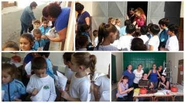 Diferentes momentos de la actividad (Foto TA)