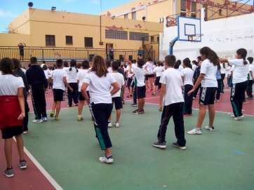 Imagen de archivo de una actividad en el colegio teldense de Fernando de León y Castillo (Foto TA)