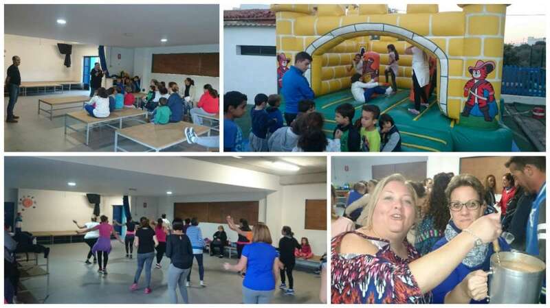 Mosaico de fotos de las actividades de la jornada celebrada días atrás en el colegio (Foto TA)