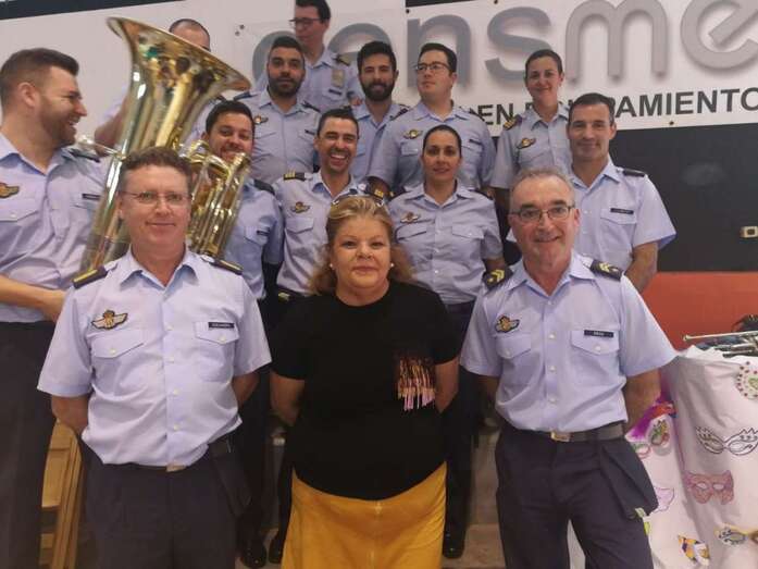 Miembro de la Banda de Música del Ejército del Aire (Foto TA)