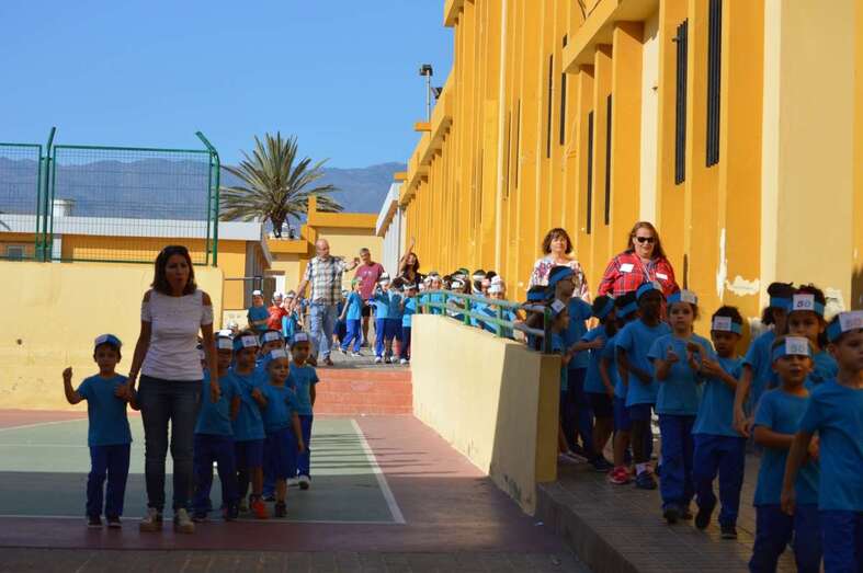Imagen de archivo del colegio Doctor Gregorio Chil y Naranjo de Las Huesas (Foto TA)