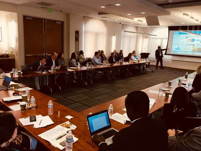 Imagen del encuentro internacional en el que participa la Plocan (Foto TA)