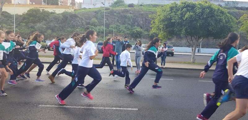 Momento de la prueba celebrada ayer en el Valle de Jinámar (Foto TA)