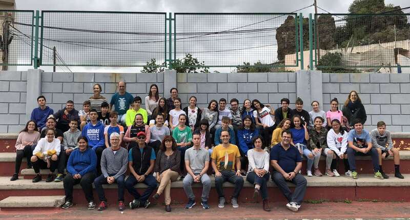 Imagen de uno de los grupos del IES Valle de los Nueve inmerso en los programas Erasmus (Foto TA)