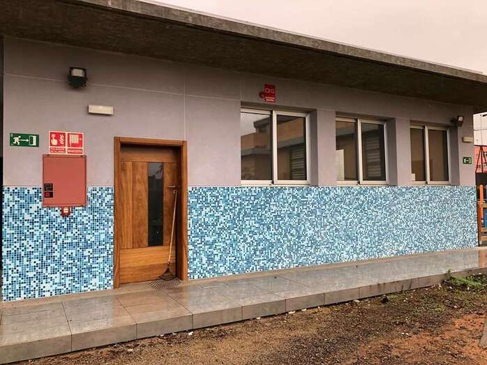 Las tres nuevas aulas de Infantil del CEIP León y Castillo (Foto TA)