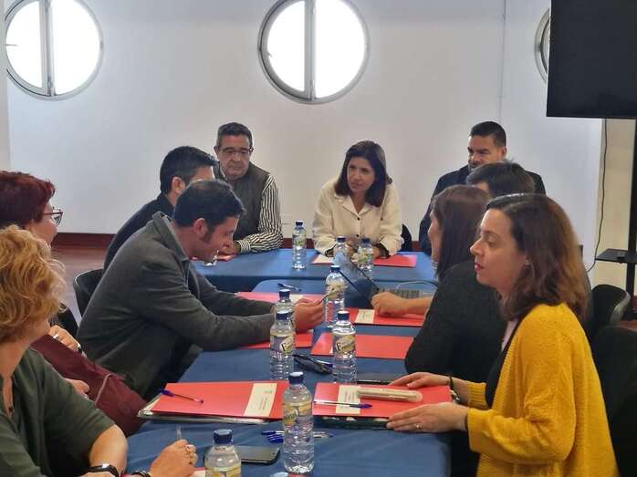 Momento de la asamblea celebrada en Telde (Foto TA)
