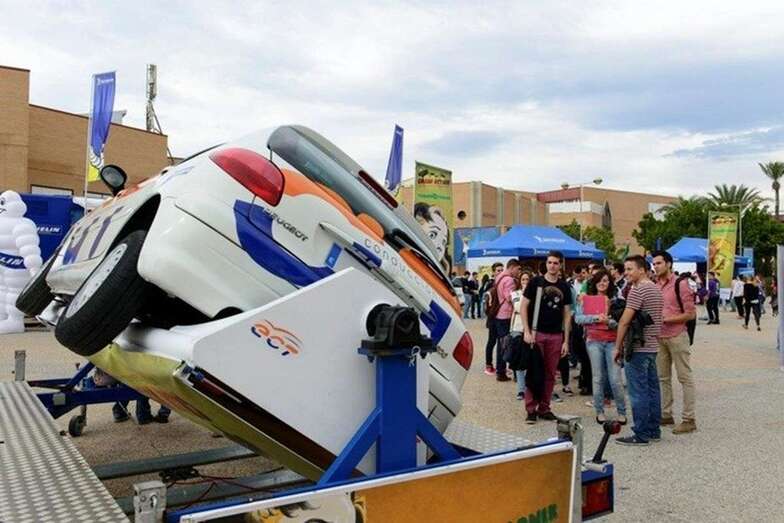 Imagen de archivo de un simulador de vuelco (Foto TA)