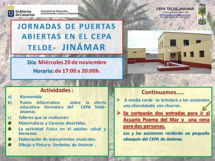 El centro realizará actividades y talleres para dar a conocer su oferta formativa (Foto TA)
