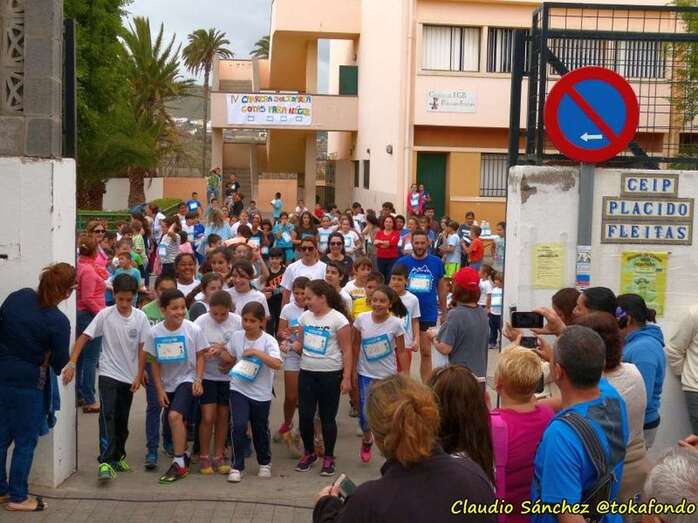 Imagen de una actividad escolar en el CEIP Plácido Fleitas (Foto TA)