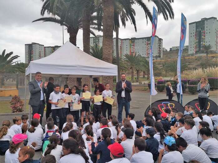 La carrera se celebró en el parque de Las Mil Palmeras, en Jinámar (Foto TA)