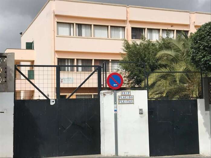 Imagen de archivo del colegio Plácido Fleitas, en San Juan (Foto TA)