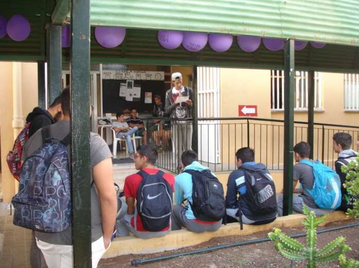 Interior de las instalaciones del IES de Las Remudas (Foto TA)