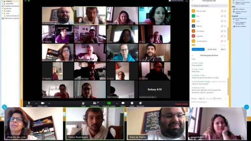 El claustro de profesores se reúne mediante videoconferencia por medio de la plataforma Zoom (Foto TA)