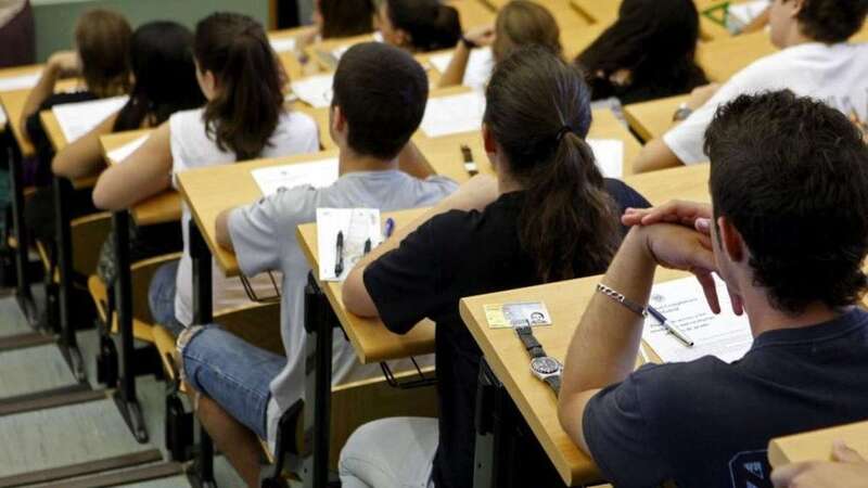Estudiantes en una prueba (Foto EFE)