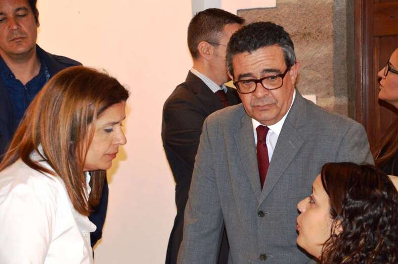 La vicealcaldesa y consejera delegada de Fomentas, Carmen Hernández, y gerente de la empresa, Carmelo Ramírez (Foto TA)