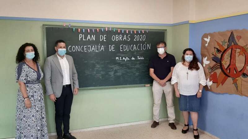 La presentación tuvo lugar en el CEIP Esteban Navarro de El Calero (Foto TA)