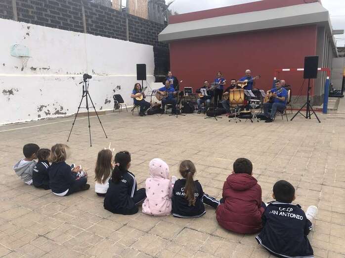 Imagen de archivo de una actividad en el CEIP San Antonio de Telde/TA.