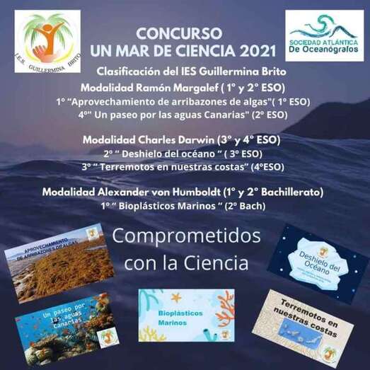 El IES Guillermina Brito cosechó varios premios en el concurso / TA