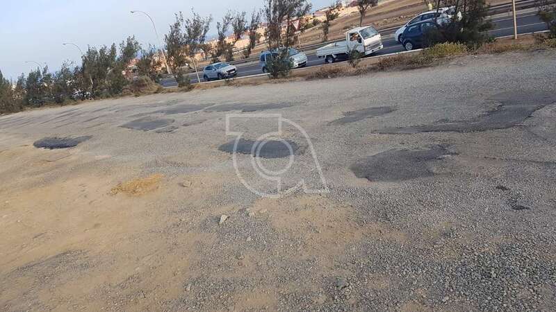 Obras de rebacheado del camino de acceso/TA.