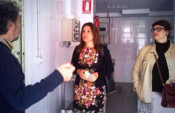 Las edilas Carmen Hernández y Celeste López, hoy en Yrichen (Foto TA)