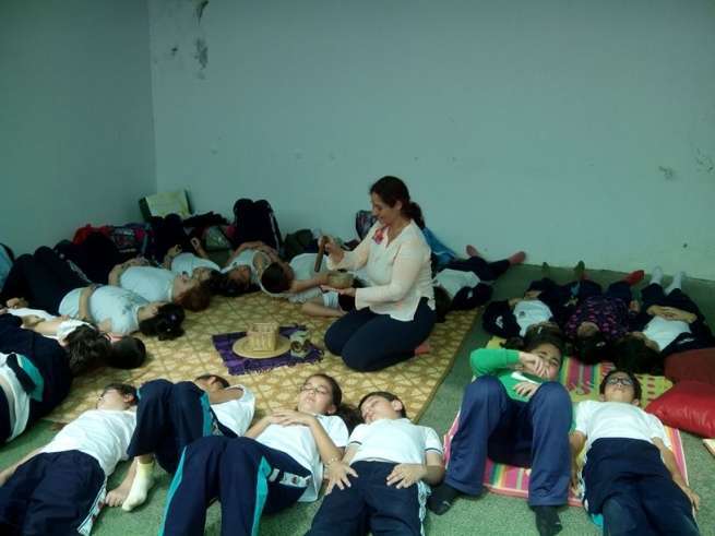 Un momento del taller de relajación (Foto TA)