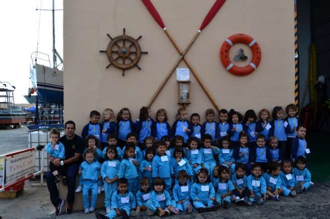 Foto de familia de los pequeños (Foto TA)