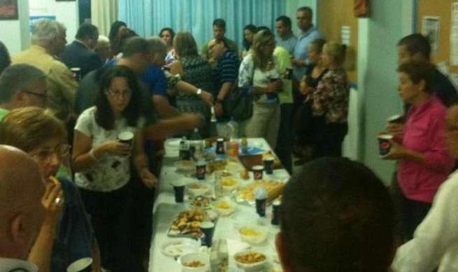 Momento del brindis (Foto TA)