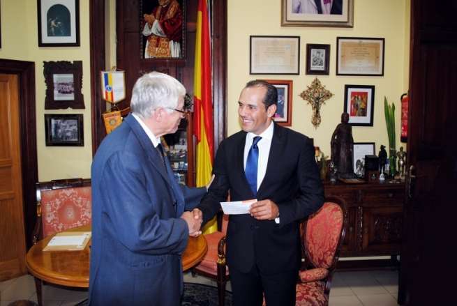 Juan Verde con el hermano Jesús García (Foto TA)