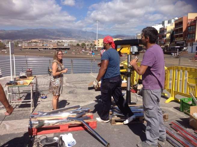 Los trabajos comenzaron este jueves en Melenara (Foto TA)