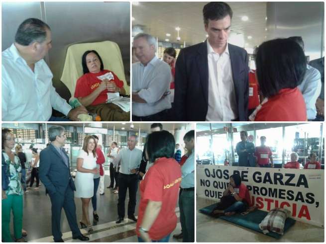 Visita de políticos a Margarita Alonso (Foto TA)